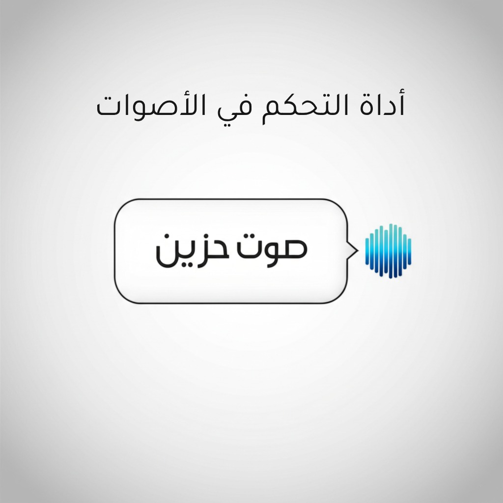 رسم توضيحي لميزة التحكم الصوتي بالذكاء الاصطناعي